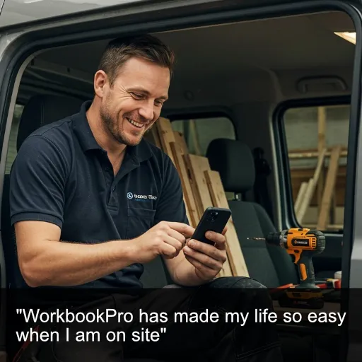 Tradesperson working on site